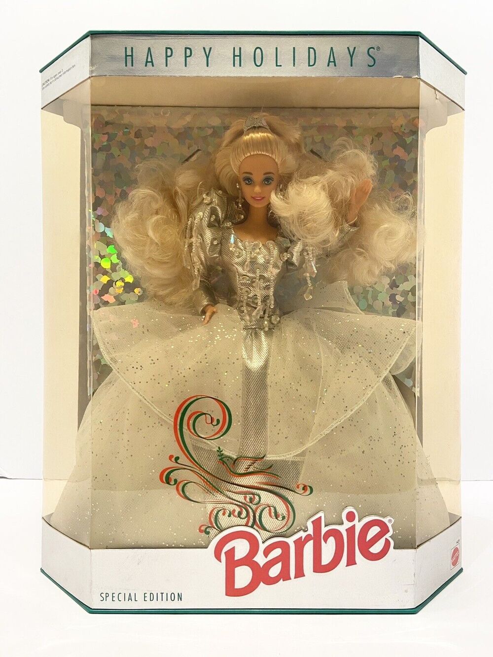 Vintage Mattel 1992 Happy Holidays Special Edition Barbie Doll Collector NIB